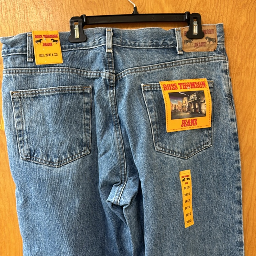 NWT Ross Thomson jeans size  38 x 32. Never worn
